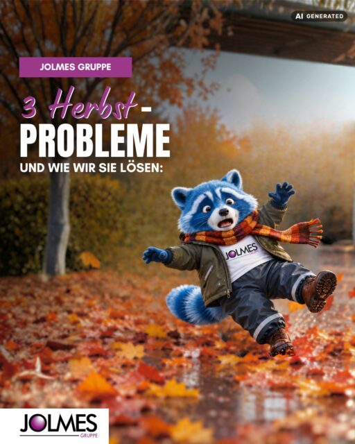 Der Herbst ist gemütlich. 🍂
 
Bis es im Keller muffig riecht, in der Zimmerecke dunkle Flecken auftauchen und es in der Garage raschelt.
 
Jolly zeigt dir drei typische Herbstprobleme und wie wir sie lösen: Schimmelpilzsanierung, Kellerabdichtung und Schädlingsbekämpfung. Aus Paderborn, für Paderborn und OWL.