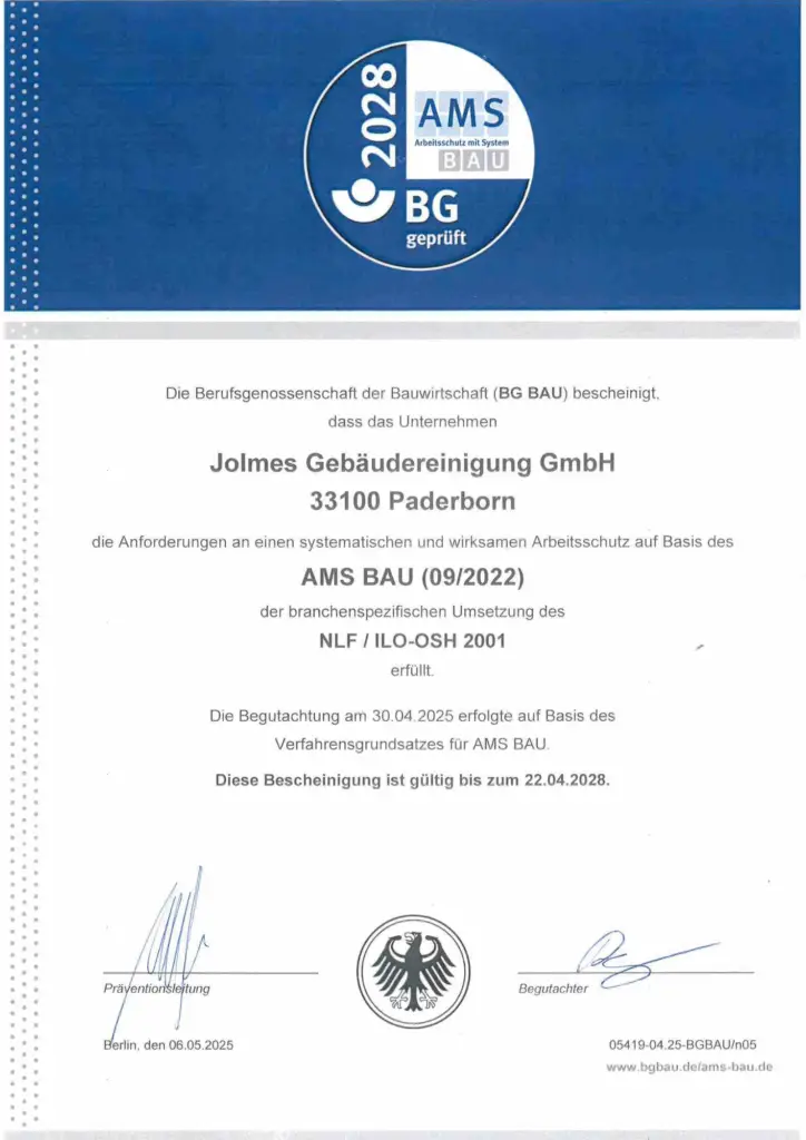 AMS Zertifikat