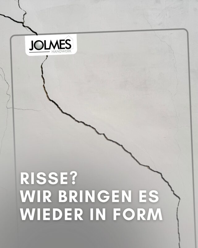 Risse sind Warnzeichen – nicht nur Makel.

Ob in der Wand oder an der Fassade: Wir kümmern uns darum, bevor kleine Schäden zu großen Problemen werden.

💡 Professionell saniert. Nachhaltig gesichert.
👉 Jetzt begutachten lassen – bevor's kritisch wird.

#Gebäudereinigung #Sanierung #Fassade #Instandhaltung #Jolmes