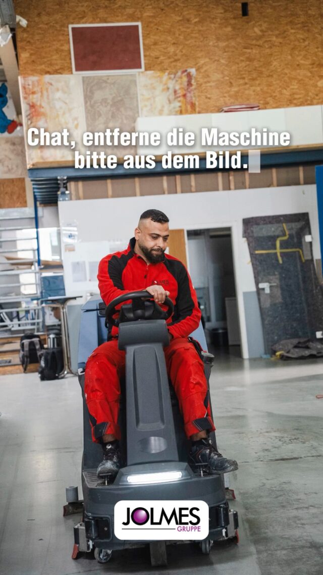 Wenn du so effizient arbeitest, dass man dich für die Maschine hält. 💪

#TeamJolmes #Arbeitsalltag #Multidienstleister