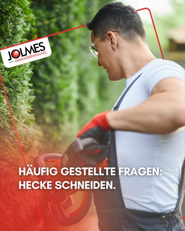 🌿 Die wichtigsten Fragen rund um den Heckenschnitt ✂

Du hast weitere Fragen zum Heckenschnitt oder möchtest wissen, was für deinen Garten sinnvoll ist?

Kontaktiere uns für ein individuelles Angebot.

#Jolmes #Multidienstleister #Paderborn #Heckenschnitt #jolmesgebäudereinigung